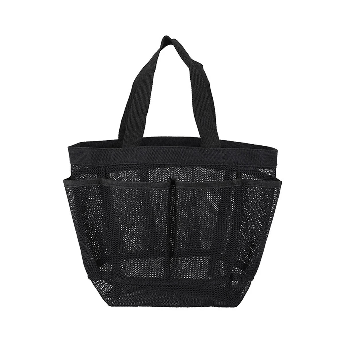 Mesh Shower Caddy Portable Travel Hangable Drawstring Bag Mesh Shower Bag Organizer Quick Dry Tote Bag Bathroom Storage Bag